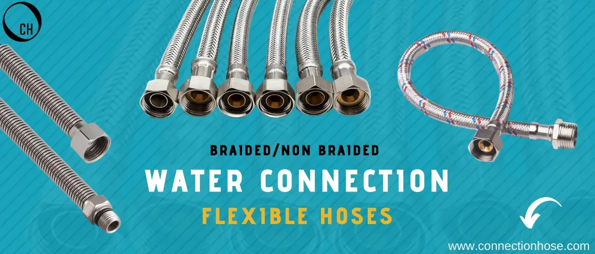 braided-nonbraided-water-connection-hoses-stainless-steel